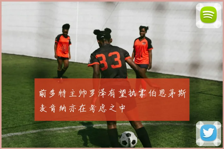 前多特主帅罗泽有望执掌伯恩茅斯麦肯纳亦在考虑之中